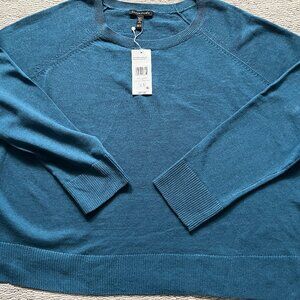 Eileen Fisher (new) Teal Blue sweater